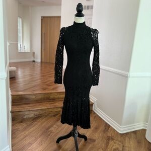 Pretty little things lace black dress